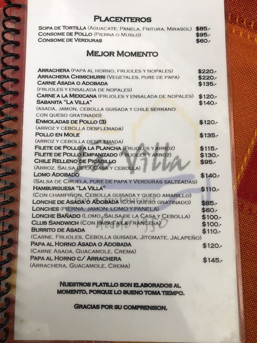 La Villa Tapalpa Restaurante Bar Menu - Image 3
