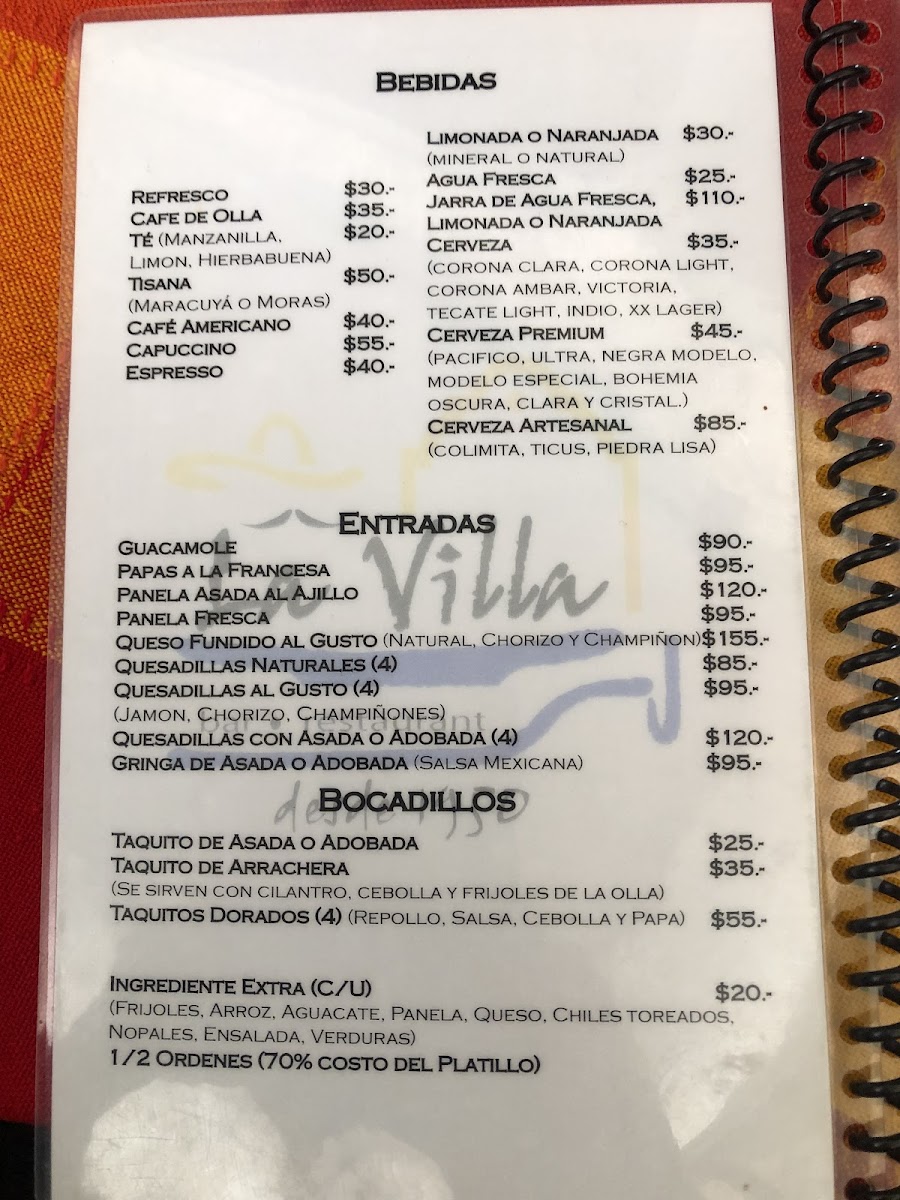 La Villa Tapalpa Restaurante Bar Menu - Image 5